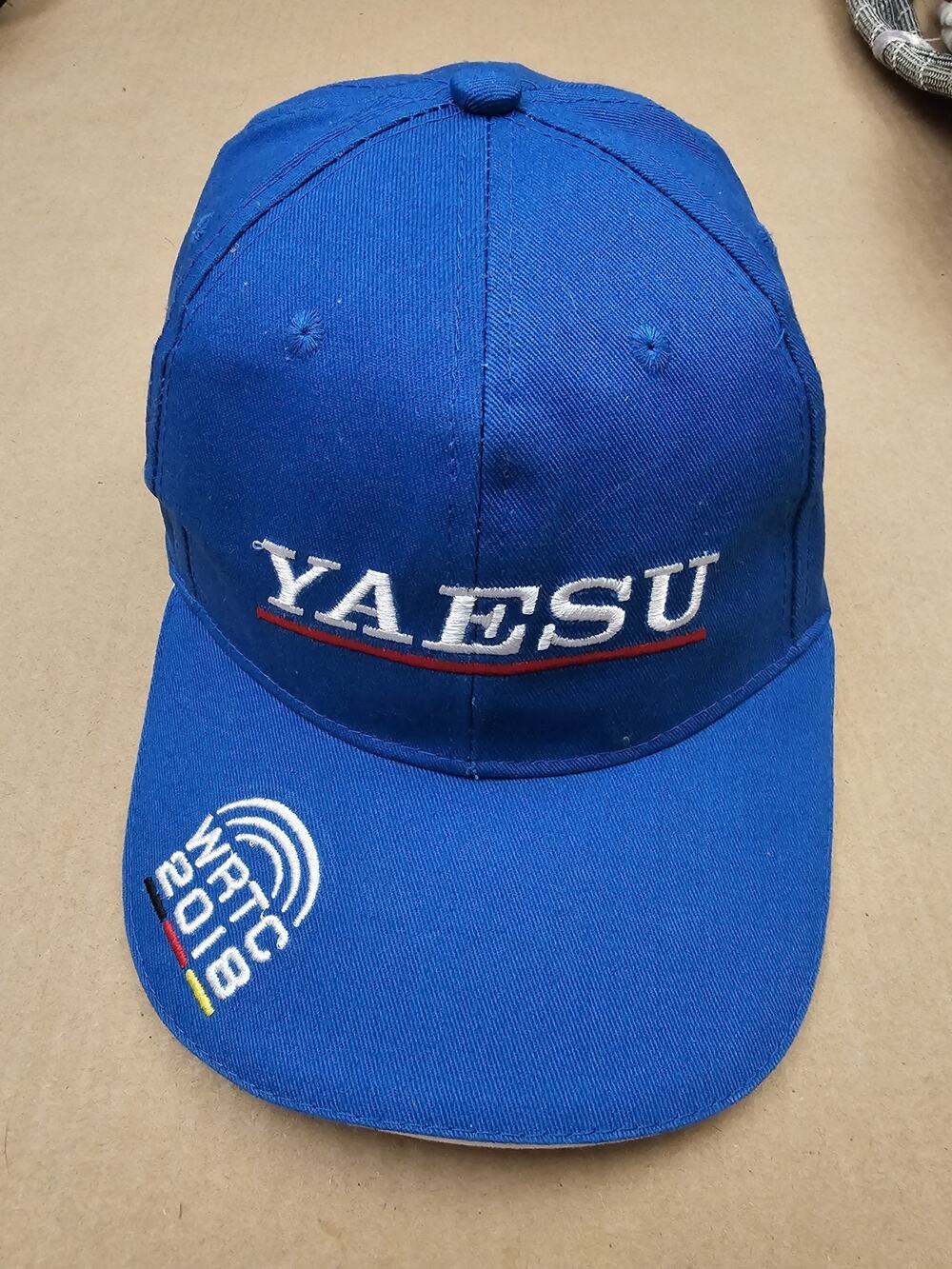 Vintage Yaesu Unisex Amateur Ham Radio Adjustable Hat Cap Blue